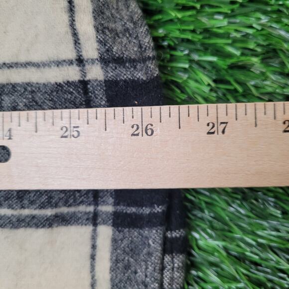 VTG 90s Woolrich Buffalo Plaid Shirt Mens S Made in USA Heavyweight Flannel - Picture 6 of 9